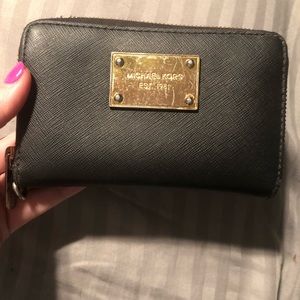 Michael Kors Black Mini Wallet